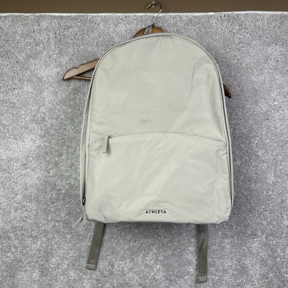 Athleta All About Backpack School‎ Gym Commuter Dance Sports Beige Cream